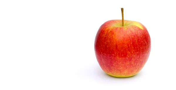 A yellow red apple — Stock Photo, Image