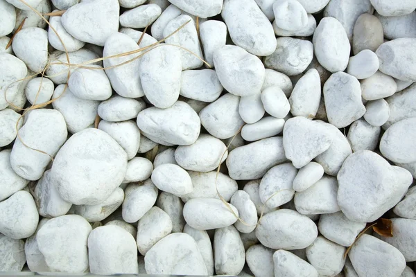 Piedras blancas decorativas — Foto de Stock