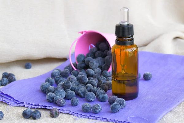 蓝莓种子精油 — 图库照片