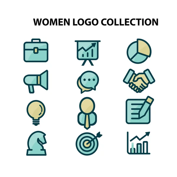 Winkel Pictogram Set — Stockvector