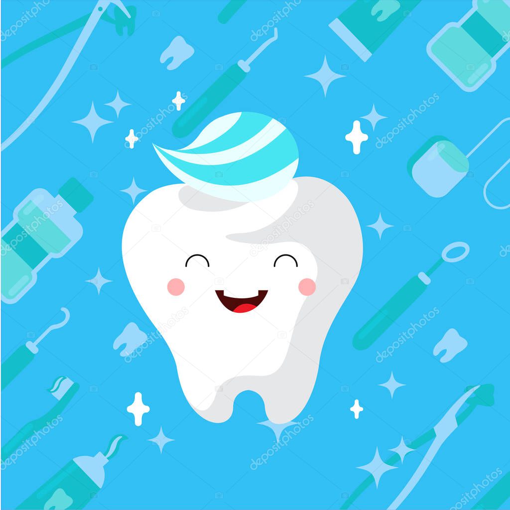Healthy Tooth character vector