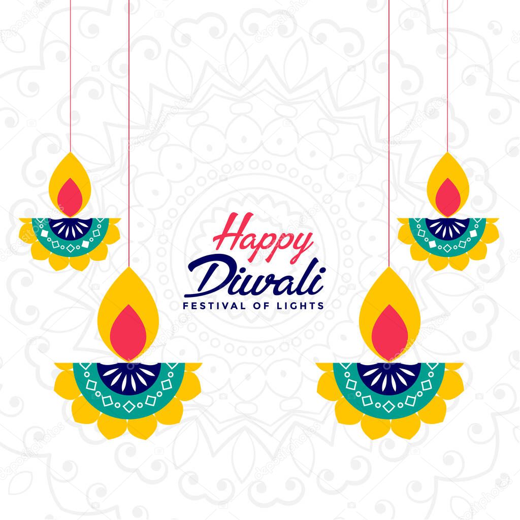 beautiful diwali festival background