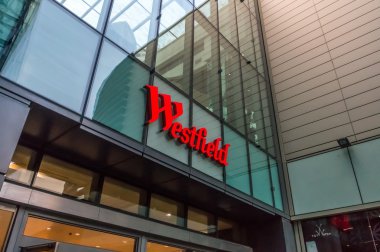 Westfield Alışveriş merkezi Londra'da. 6 Ağustos 2014, Londra, İngiltere