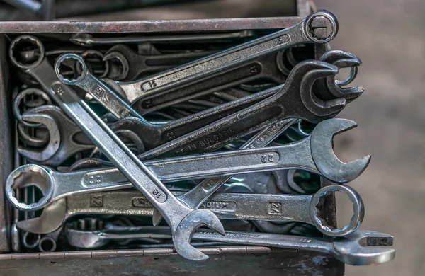 Coleta de chaves ou spanners . — Fotografia de Stock