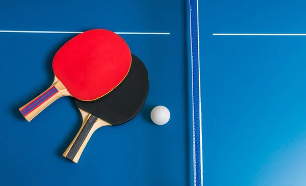 Schläger für Tischtennis — Stockfoto
