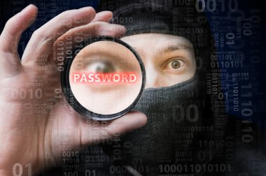 İkili kod parolayı maskeli anonim hacker arıyor