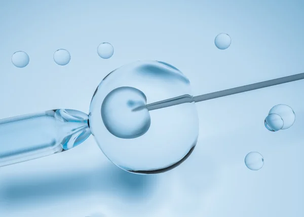 İn vitro fertilizasyon Araştırma Laboratuvarı (IVF). 3D Dijital illüstrasyon