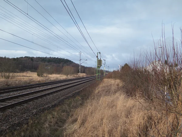 De spoorweg naar Göteborg — Stockfoto