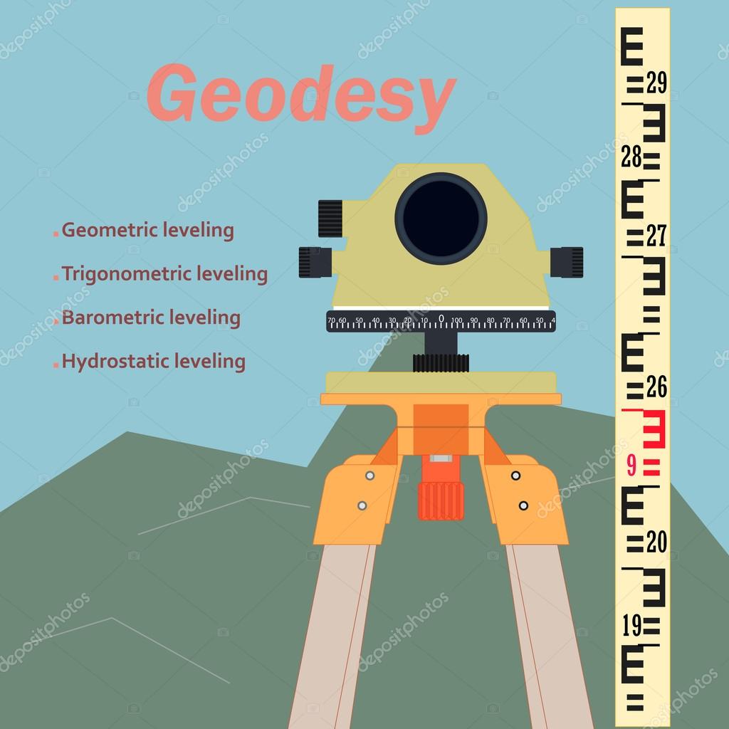 Surveying Tool Level — Stock Vector © Alexandrus1 119490778
