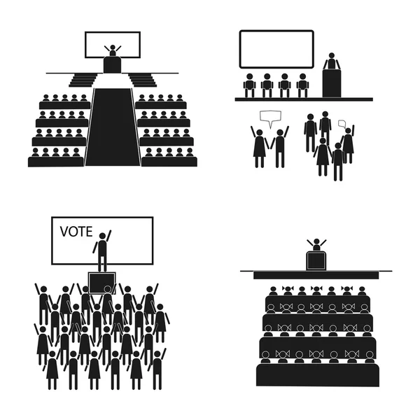 Salão público - vara —  Vetores de Stock