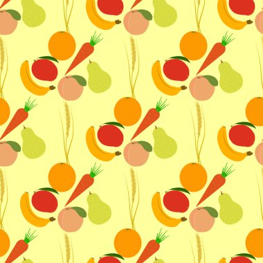 Dikişsiz meyve deseni