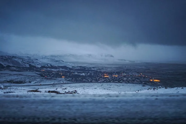Città Delle Pianure Islandesi — Foto Stock