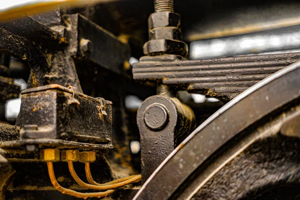 Steam locomotive of the machine room