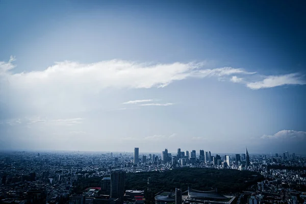 Die Skyline Von Tokio Vom Shibuya Himmel Aus Gesehen — Stockfoto