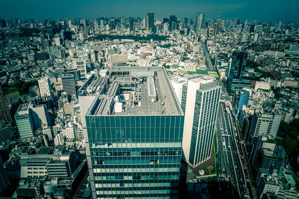 Tokyo Gökyüzü Shibuya Dan Görünüyor — Stok fotoğraf
