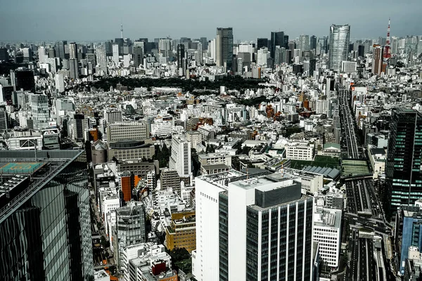 Skyline Tokyo Visto Dal Cielo Shibuya — Foto Stock