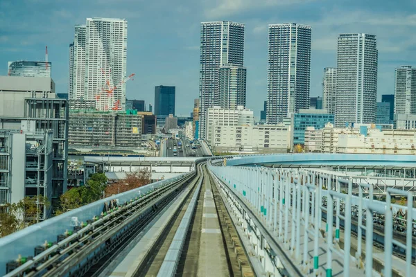 Linie Tokijský Panorama Jurikamomu — Stock fotografie