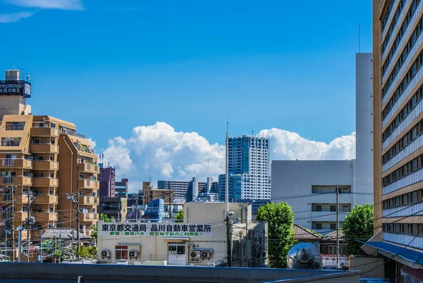 Shinagawa Van Wolkenkrabbers Kantoorgebouwen — Stockfoto