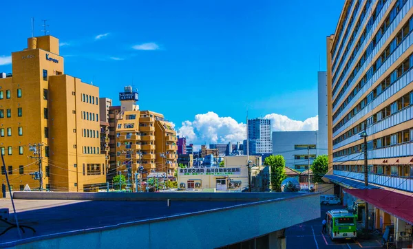 Shinagawa Dos Arranha Céus Edifícios Escritórios — Fotografia de Stock