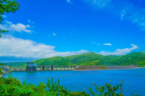 Chubetsu Lake Dam Hokkaido Kamikawa Gun — Fotografia de Stock
