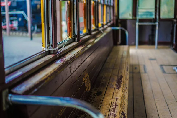 Het Oude Voertuig Van Metropolitan Streetcar Arakawa Lijn Asukayama Park — Stockfoto