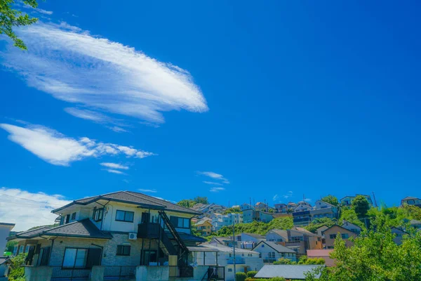 Hino City Skyline Blue Sky — Stock Photo, Image