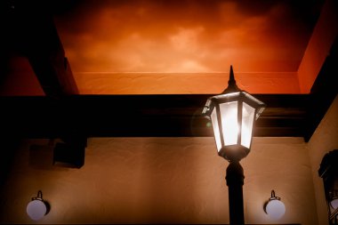 Görüntünün Retro sokak lambaları