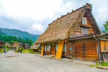 Thatched eski özel çatı evi (Shirakawa-go)