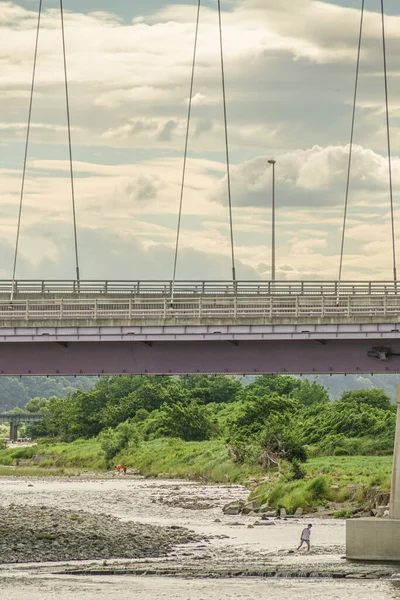 Tama Bridge Dusk Sky — Stock Photo, Image