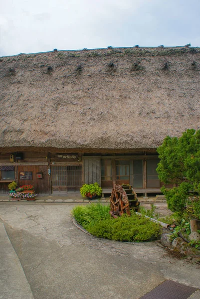 Thatched Eski Özel Çatı Evi Shirakawa — Stok fotoğraf