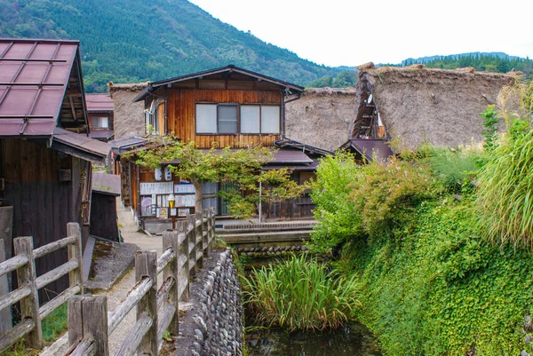 Vieille Maison Privée Toit Chaume Shirakawa — Photo