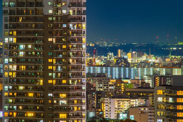 Tokyo Night View Seen Bunkyo Civic Center Observation Deck — Stok Foto