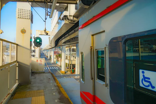 Shonan Monorail和Ofuna的屋顶 — 图库照片