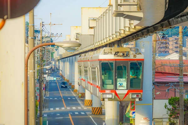Shonan Monorail Ofuna Háztetői — Stock Fotó