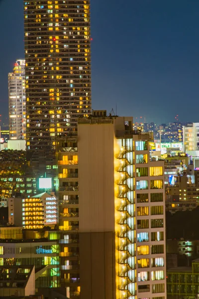 Widok Nocy Tokio Widziany Bunkyo Civic Center Observation Deck — Zdjęcie stockowe