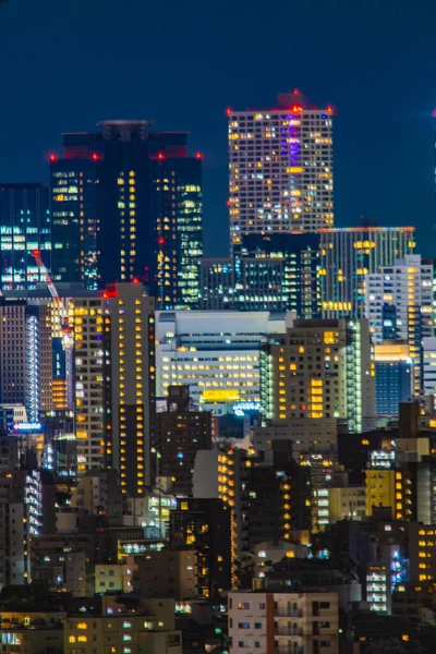 Tóquio Vista Noturna Vista Bunkyo Civic Center Observation Deck — Fotografia de Stock