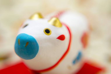 Yeni Yıl Öküz Kartı materyali (2021 Yeni Yıl)