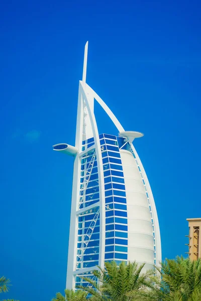 Burj Ciel Arabe Bleu Eau Dubaï — Photo