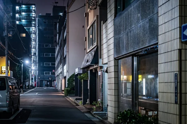Ruelle Vue Nuit Arrière Chuo Tokyo — Photo
