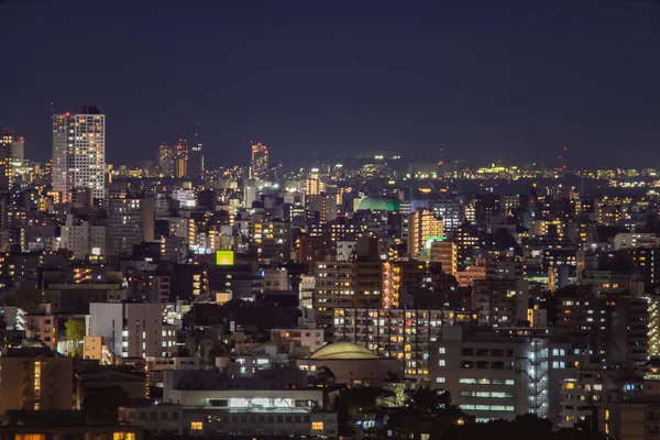 Widok Nocy Tokio Widziany Bunkyo Civic Center Observation Deck — Zdjęcie stockowe