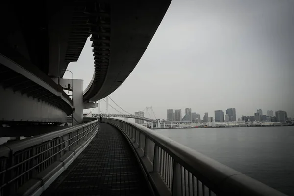 Вид Токио Моста Рейнбоу — стоковое фото