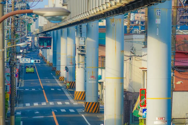 湘南モノレール 湘南通り — ストック写真