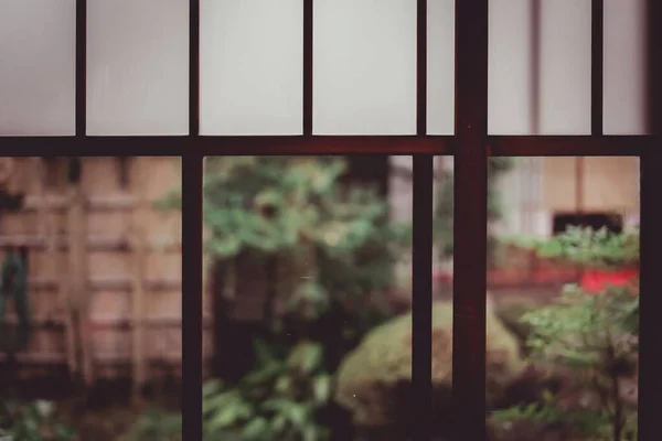 Paisagem Borda Casa Japonesa — Fotografia de Stock