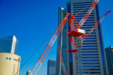İnşaat alanından Yokohama Minato Mirai