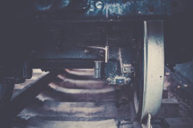 Retro buhar lokomotifinin resmi (SL)