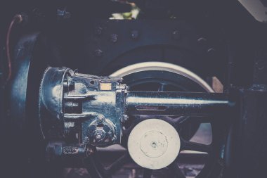 Retro buhar lokomotifinin resmi (SL)