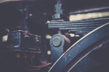 Retro buhar lokomotifinin resmi (SL)