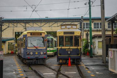 Toden Arakawa manzara çizgisi. Çekim yeri: Tokyo Büyükşehir Bölgesi