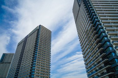 Ariake kasabasının görüntüsü. Çekim yeri: Tokyo Büyükşehir Bölgesi