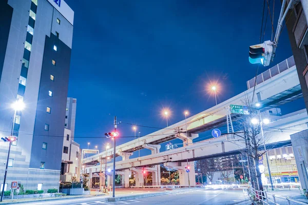 Metropolitan Otoyolu Kanagawa Hayır Yokohane Hattı Çekim Yeri Yokohama Şehir — Stok fotoğraf